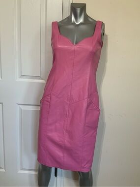 Vintage Noviello Bloom Genuine Leather Dress Size 8